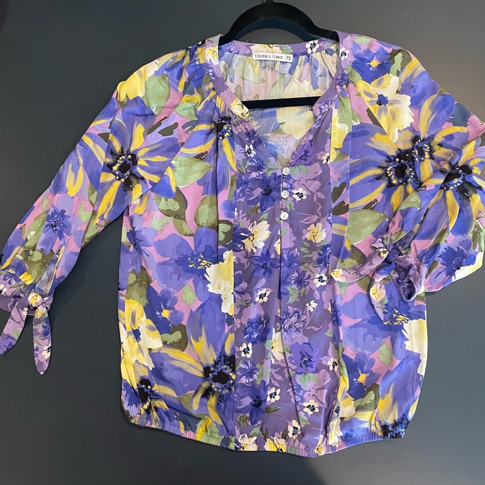 Figueroa & Flower Floral print blouse